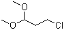 3-氯-1,1-二甲氧基丙烷分子结构 (CAS 35502-06-8)