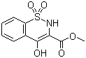 4-羟基-2H-1,2-苯并噻嗪-3-羧酸甲酯 1,1-二氧化物分子结构 (CAS 35511-14-9)