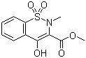 4-羟基-2-甲基-2H-1,2-苯并噻嗪-3-羧酸甲酯-1,1-二氧化物分子结构 (CAS 35511-15-0)