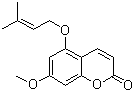7-甲氧基-5-异戊烯基氧基香豆素分子结构 (CAS 35590-41-1)