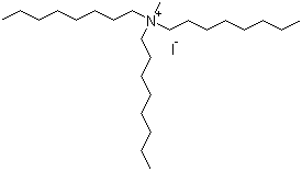 甲基三辛基碘化铵分子结构 (CAS 35675-86-6)