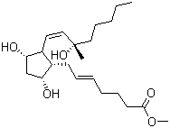 15(S)-15-甲基前列腺素分子结构 (CAS 35700-21-1)