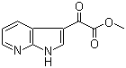 7-氮杂吲哚-3-乙醛酸甲酯分子结构 (CAS 357263-49-1)