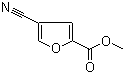 4-氰基呋喃-2-羧酸甲酯分子结构 (CAS 357289-65-7)