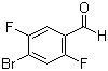 4-Bromo-2,5-difluorobenzaldehyde molecular structure (CAS 357405-75-5)