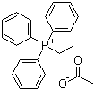 乙基三苯基磷翁乙酸盐分子结构 (CAS 35835-94-0)