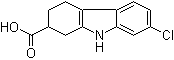 7-Chloro-2,3,4,9-tetrahydro-1H-carbazole-2-carboxylic acid molecular structure (CAS 35853-75-9)