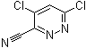 4,6-二氯-3-哒嗪甲腈分子结构 (CAS 35857-90-0)