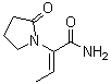 (alphaZ)-alpha-亚乙基-2-氧代-1-吡咯烷乙酰胺分子结构 (CAS 358629-47-7)