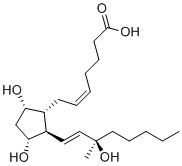 结构式 CAS# 35864-81-4, 15(R)-卡前列素
