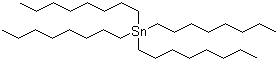 四正辛基锡分子结构 (CAS 3590-84-9)