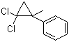 2,2-二氯-1-甲基环丙基苯分子结构 (CAS 3591-42-2)