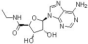 5'-N-乙基氨基甲酰基腺苷分子结构 (CAS 35920-39-9)