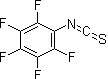 五氟苯基异硫氰酸酯分子结构 (CAS 35923-79-6)
