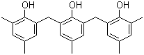2,6-双[(2-羟基-3,5-二甲基苯基)甲基]-4-甲基苯酚分子结构 (CAS 35924-04-0)