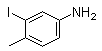 3-碘-4-甲基苯胺分子结构 (CAS 35944-64-0)