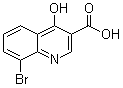 8-溴-4-羟基-3-喹啉羧酸分子结构 (CAS 35973-17-2)