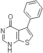 结构式 CAS# 35978-39-3, 5-苯基噻吩并[2,3-d]嘧啶-4(1H)-酮