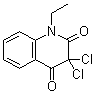 3,3-二氯-1-乙基-2,4(1H,3H)-喹啉二酮分子结构 (CAS 359905-97-8)