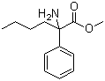 2-氨基-2-苯基己酸甲酯分子结构 (CAS 360074-85-7)