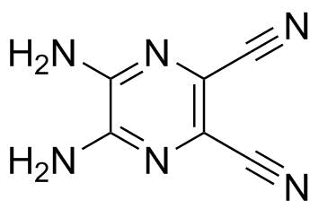 5,6-二氨基-2,3-二氰基吡嗪分子结构 (CAS 36023-58-2)