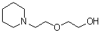 2-[2-(1-哌啶基)乙氧基]乙醇分子结构 (CAS 3603-43-8)