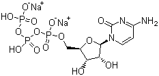 胞苷-5'-三磷酸二钠盐分子结构 (CAS 36051-68-0)