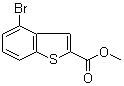4-溴苯并噻吩-2-羧酸甲酯分子结构 (CAS 360575-29-7)
