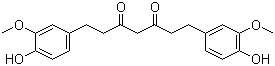 1,7-双(4-羟基-3-甲氧基苯基)庚烷-3,5-二酮分子结构 (CAS 36062-04-1)