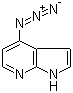 4-Azido-1H-pyrrolo[2,3-b]pyridine molecular structure (CAS 361370-27-6)