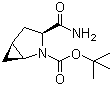 (1S,3S,5S)-3-(氨基羰基)-2-氮杂双环[3.1.0]己烷-2-甲酸叔丁酯分子结构 (CAS 361440-67-7)