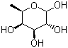 D-(+)-岩藻糖分子结构 (CAS 3615-37-0)