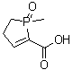 4,5-二氢-1-甲基-1H-磷杂环戊二烯-2-羧酸 1-氧化物分子结构 (CAS 36163-70-9)