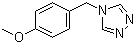 4-(4-甲氧基苄基)-4H-1,2,4-三唑分子结构 (CAS 36175-43-6)