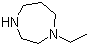 1-乙基-1,4-二氮杂环庚烷分子结构 (CAS 3619-73-6)
