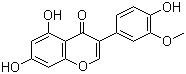 3'-O-甲基香豌豆苷元分子结构 (CAS 36190-95-1)