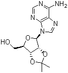 structure of CAS# 362-75-4, 2',3'-O-Isopropylideneadenosine