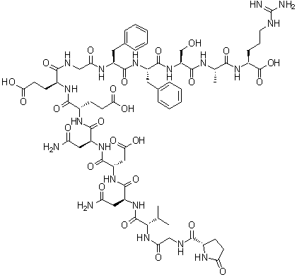 血纤维蛋白肽 B分子结构 (CAS 36204-23-6)
