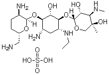 硫酸依替米星分子结构 (CAS 362045-44-1)