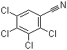 2,3,4,5-四氯苯甲腈分子结构 (CAS 36245-95-1)
