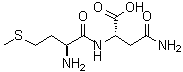L-蛋氨酰-L-天冬酰胺分子结构 (CAS 36261-61-7)