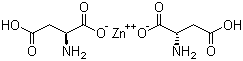 结构式 CAS# 36393-20-1, L-天门冬氨酸锌