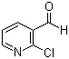 结构式 CAS# 36404-88-3, 2-氯-3-吡啶甲醛