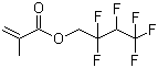 甲基丙烯酸六氟丁酯分子结构 (CAS 36405-47-7)