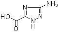 3-氨基三氮唑-5-羧酸分子结构 (CAS 3641-13-2)
