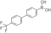 4'-(三氟甲基)联苯-4-硼酸分子结构 (CAS 364590-93-2)