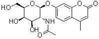 7-[[2-(乙酰氨基)-2-脱氧-beta-D-吡喃半乳糖基]氧基]-4-甲基-2H-1-苯并吡喃-2-酮分子结构 (CAS 36476-29-6)