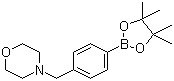 结构式 CAS# 364794-79-6, 4-(4-吗啉甲基)苯硼酸频哪醇酯