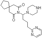 丁螺环酮分子结构 (CAS 36505-84-7)