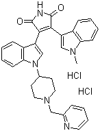 LY-317615 二盐酸盐分子结构 (CAS 365253-37-8)